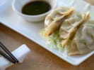 Cooking Class - Craft Chinese Dumplings From Scratch in Baltimore: dumplings next to dipping sauce