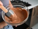 Cooking Class - Craft Viral Dubai Chocolate Bars in Downtown Chicago: whisking melted chocolate
