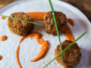 Cooking Class - Date Night in South Bay & Peninsula: jumbo crab cakes with chipotle sauce