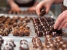 Team Building Cooking Class - DIY Chocolates With Your Crew - NYC in Manhattan: making lots of chocolate as a group