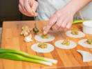 Team Building Cooking Class - Dumpling Showdown: making dumpling filling