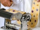 Cooking Class - Floral Pasta Workshop in Baltimore: pasta with pressed edible flowers