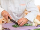 Cooking Class - Fold, Fill and Cook Dumplings in Boston Proper: cutting scallions