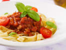 Cooking Class - Tiny Chefs Pasta Party in Austin: fettuccine pasta with tomato sauce