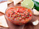 Team Building Cooking Class - Fiesta Feast for Teams: salsa with lime on the side