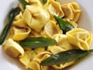 Cooking Class - Handmade Pasta Made Simple in Portland, OR: tortellini shaped pasta with sage and butter sauce