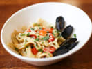 Team Building Cooking Class - Interactive Pasta Making in San Francisco: pasta dish with tomatoes and mussels 