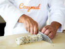 Cooking Class - Introduction to Homemade Sushi in Austin: cutting sushi roll