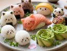 Cooking Class - Make Kawaii Sushi and Onigiri in Calgary: Onigiri platter