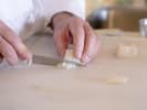 Cooking Class - French Bistro Classics: slicing scallops