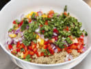 Cooking Class - Knife Skills For the Home Chef: pepper salad