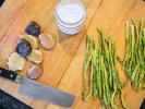 Cooking Class - Summer Date Night in Spain for 2: smashed potatoes and asparagus