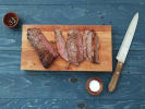 Cooking Class - Fire Up The Grill: sliced pastrami styled flank steak