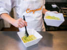 Cooking Class - Vegan Delight: mixing vegan mac n cheese