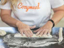 Team Building Cooking Class - Gnocchi Making Showdown: making gnocchi with Cozymeal shirt on