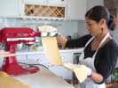 Cooking Class - Authentic Northern Italian Cooking in Santa Monica: francesca rolling pasta