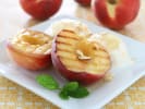 Cooking Class - Los Angeles Grilling!: grilled summer fruit with sorbet