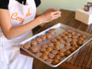 Cooking Class - Make Beautiful Macarons in Atlanta: assembling chocolate macarons