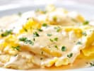 Cooking Class - Make Lemon Ricotta Ravioli at a Local Brewery in Baltimore: fresh lemon ravioli pasta on a plate