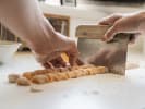 Cooking Class - Master Handmade Gnocchi From Scratch in Grand Rapids: cutting sweet potato gnocchi dough