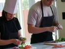 Cooking Class - Delicious Diwali Fare in East Bay: cooking class participants preparing veggies