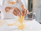 Cooking Class - Pasta Making at a Local Craft Beer Bar in Raleigh: Chef making fettuccine pasta