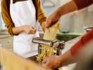 Team Building Cooking Class - Pasta Showdown: a couple making pasta together