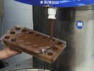 Cooking Class - Crafting Artisan Bon Bons in Manhattan: pouring chocolate