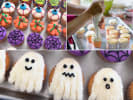 Couples Cooking Class - Spooky Cupcake Decorating Workshop in Brooklyn: Ghost cupcakes