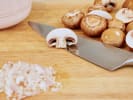 Cooking Class - Italian Meets Vegan in San Francisco: garlic and mushrooms