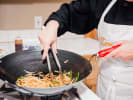 Cooking Class - Perfect Pad Thai Workshop in Carlsbad & Oceanside: cooking pad Thai in a wok pan