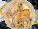 Cooking Class - Classic Parisian Cooking Methods in South Bay Los Angeles: cooking poulet à la Moutarde, or french mustard chicken