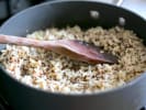 Cooking Class - A Fusion of Mediterranean and Puerto Rican in Manhattan: cooking quinoa