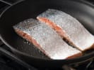 Cooking Class - Crispy Pan-Seared Salmon: cooking salmon