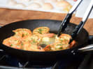 Cooking Class - Indulgent Italian Fare - Date Night in Manhattan: cooking shrimp