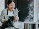 Cooking Class - Homestyle Sushi in Manhattan: cooking sushi rice with smile