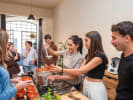 Cooking Class - Tantalizing Authentic Thai in Pittsburgh: cooking vegetable pad Thai in a wok pan
