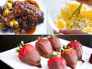 Online Cooking Class - Dinner With Your Valentine: coq au vin, mashing potatoes and chocolate strawberries