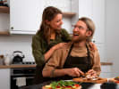 Cooking Class - Stuffed Chicago Pizza - Date Night in Milwaukee: couple making pizza