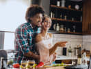 Online Cooking Class - Classic Brazilian Brigadeiro Chocolates in San Francisco: couple taking an online cooking class