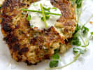 Cooking Class - Creative Indulgent Bites - Date Night in South Bay & Peninsula: crab cake with chive sauce