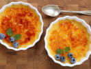 Cooking Class - Fundamentals of Classic French Cooking: creme brulee with blueberries