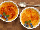 Cooking Class - Fundamental Dessert Techniques: creme brulee with blueberries