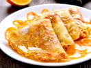 Cooking Class - The Perfect Brunch Menu: crepes suzette on white plate