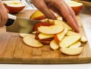 Cooking Class - Baking Classics in Downtown Sacramento: cutting apples