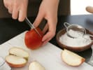 Cooking Class - A Roman Dinner: cutting apples