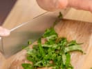 Cooking Class - Make Fresh Italian Pasta: cutting basil