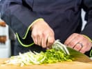 Cooking Class - Taste of the Pacific Islands in Downtown Seattle: cutting cabbage