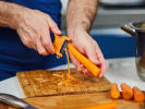 Cooking Class - Timeless Mediterranean in Northern Virginia: cutting carrots