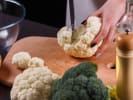Cooking Class - From Chana Masala to Biryani in Toronto: cutting cauliflower